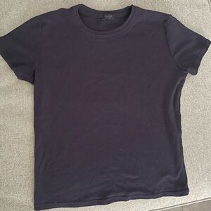 Brand Melville: John Galt, Navy Blue, Hallie Basic Top